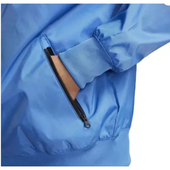 Nike Men’s Sportswear Windrunner Hooded Jacket Blue/Gray Full Zip Size Medium - Picture 4 of 6